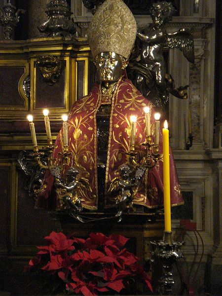 busto relicario san Genaro