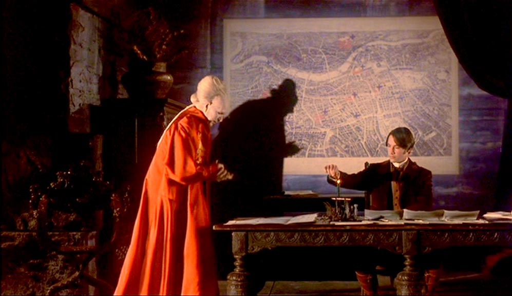 Cena Drácula Coppola plano Londres