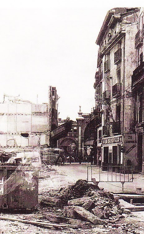 Derribo manzana entre Cerdán y Escuelas Pías